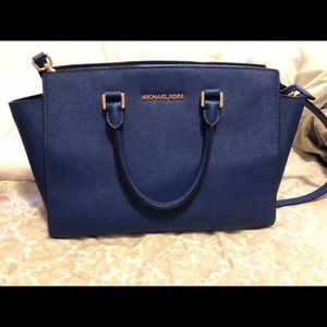 Cobalt Blue Large Michale Kors Selma